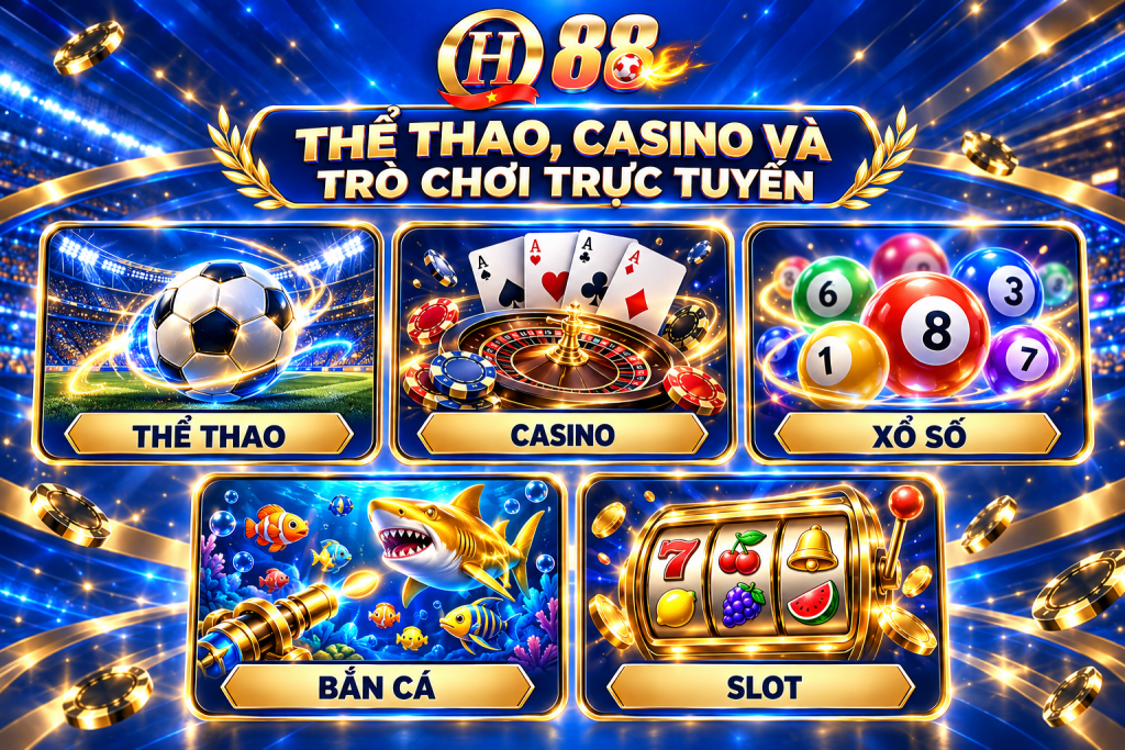 QH88 – Các nhóm thể thao, casino và trò chơi trực tuyến
